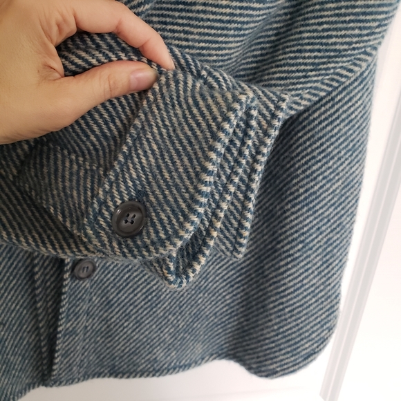 L.L. Bean Vintage Wool Up Shirt Shacket Size 12 - Picture 6 of 7